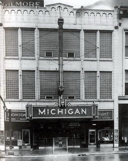 Michigan Theatre - Vintage Pic (newer photo)